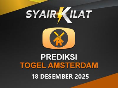 Bocoran Syair Togel Amsterdam Tanggal 18 Desember 2025 Hari Kamis