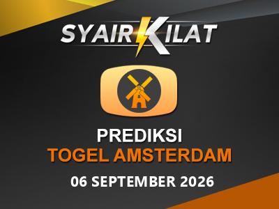 Bocoran Syair Togel Amsterdam Tanggal 6 September 2026 Hari Minggu
