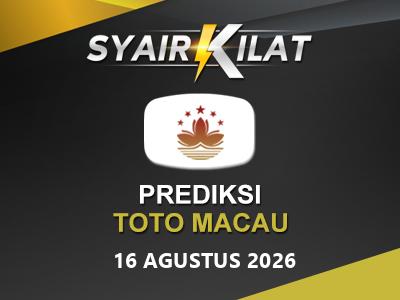Bocoran Syair Togel Macau Tanggal 16 Agustus 2026 Hari Minggu