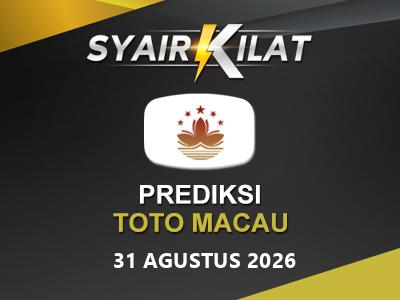 Bocoran Syair Togel Macau Tanggal 31 Agustus 2026 Hari Senin