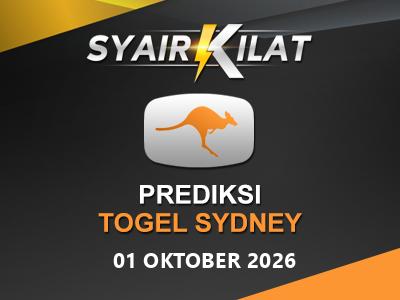 Bocoran Syair Togel Sydney Tanggal 1 Oktober 2026 Hari Kamis