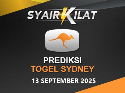 Bocoran Syair Togel Sydney Tanggal 13 September 2025 Hari Sabtu