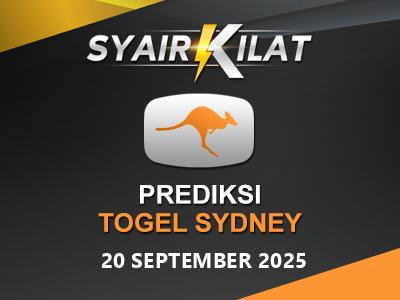 Bocoran Syair Togel Sydney Tanggal 20 September 2025 Hari Sabtu