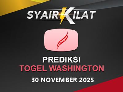 Bocoran Syair Togel Washington Tanggal 30 November 2025 Hari Minggu
